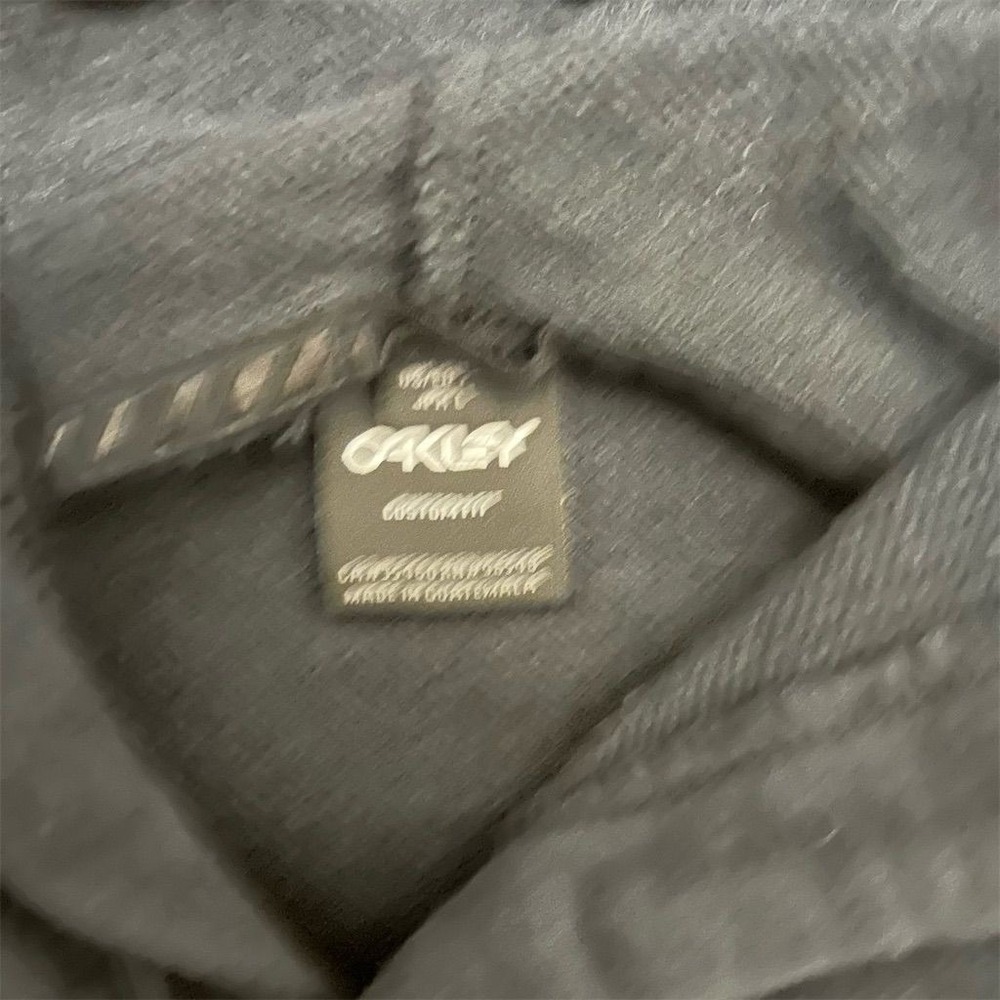 Oakley Men's Black Pullover Hoodie M Graphic Print Kangaroo Pocket Factory pilot - Picture 4 of 7